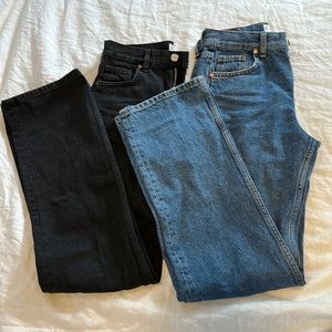 NWOT MNG straight leg jeans, US sz 2